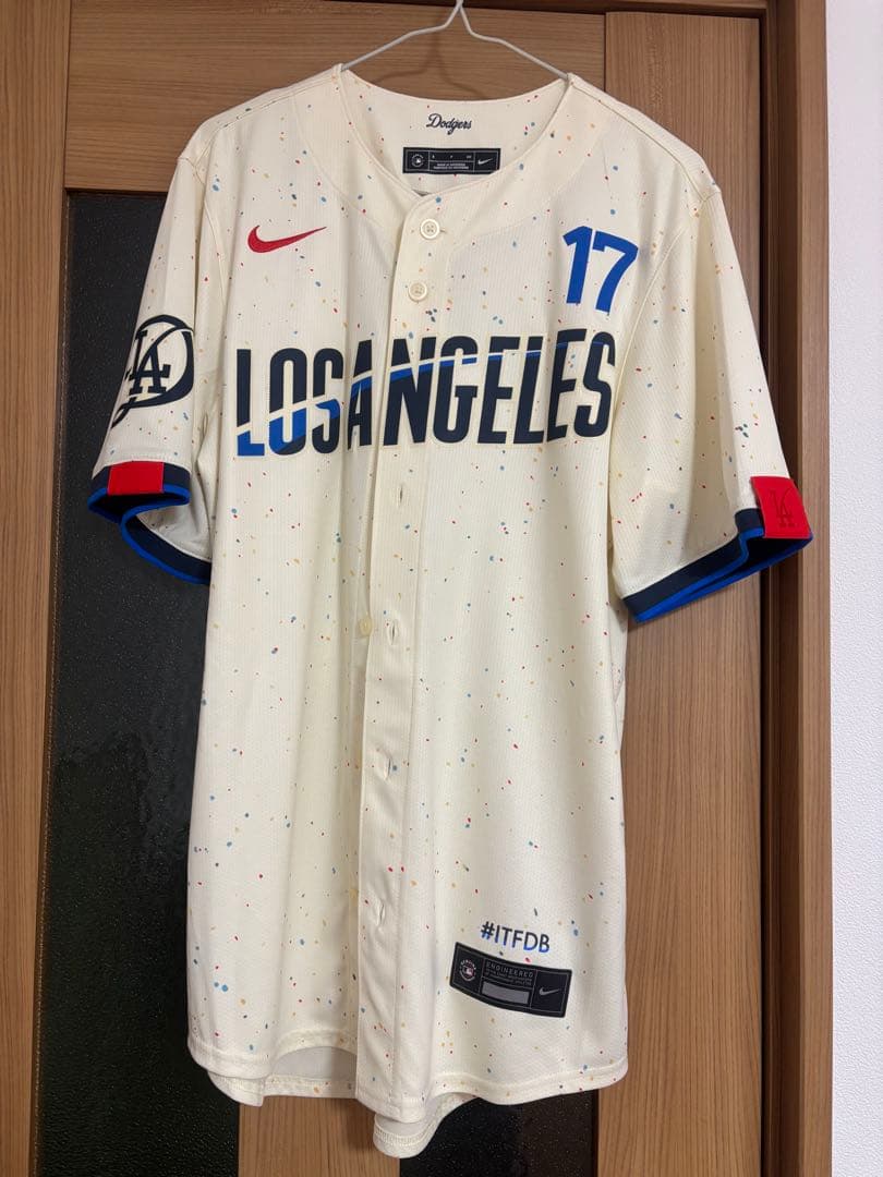 大谷翔平 ユニフォーム ドジャース シティコネクト　Sサイズ