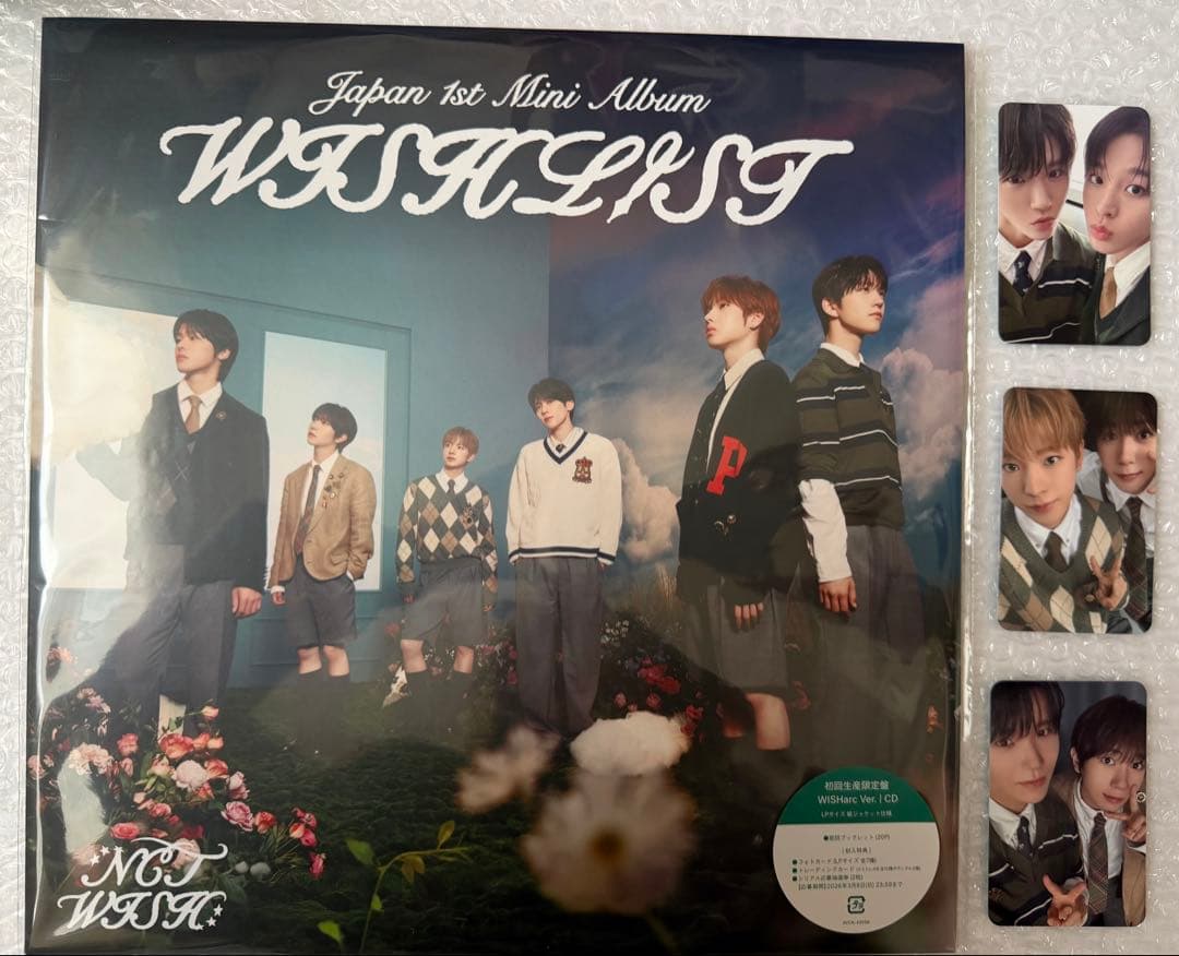 開封済み未使用 NCT WISH WISHLIST WISHarc 10枚SET