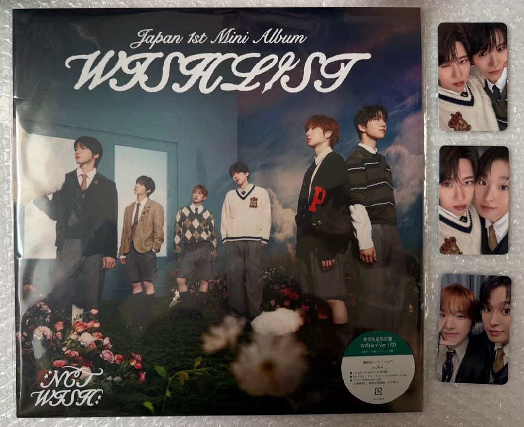 開封済み未使用 NCT WISH WISHLIST WISHarc 10枚SET
