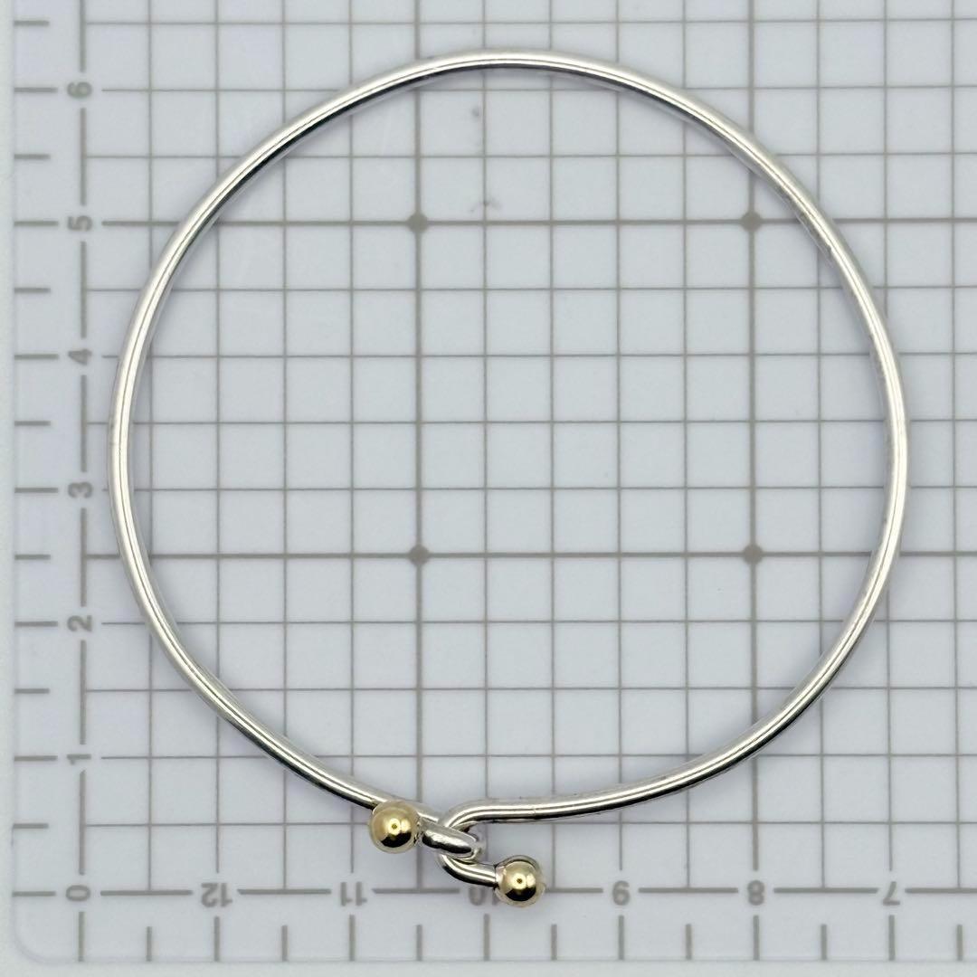 Tiffany&Co. ティファニー フック&アイ ラブノット バングル 18K