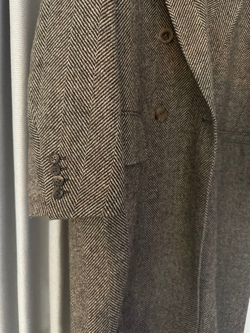 THE STORE by C' 新品未使用 ヘリンボーン柄チェスター コート美品