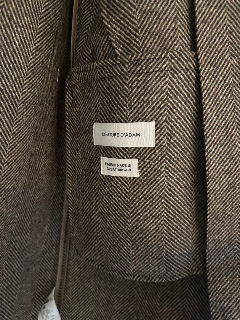 THE STORE by C' 新品未使用 ヘリンボーン柄チェスター コート美品