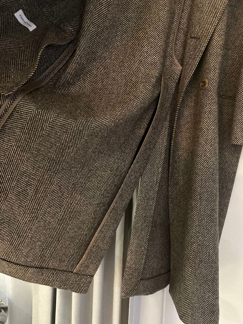 THE STORE by C' 新品未使用 ヘリンボーン柄チェスター コート美品