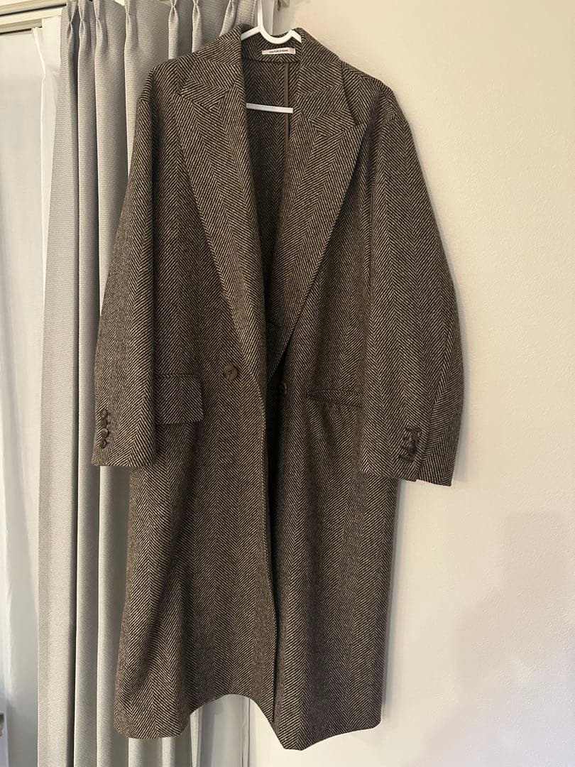 THE STORE by C' 新品未使用 ヘリンボーン柄チェスター コート美品