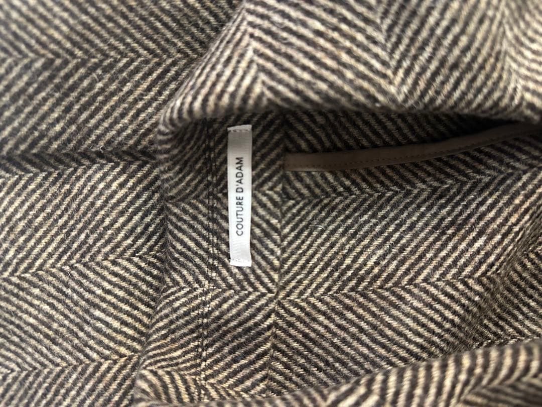 THE STORE by C' 新品未使用 ヘリンボーン柄チェスター コート美品