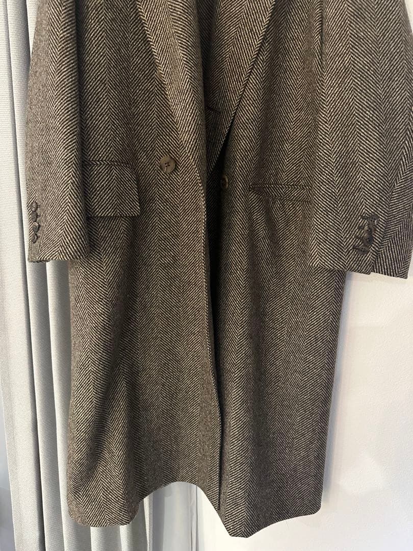 THE STORE by C' 新品未使用 ヘリンボーン柄チェスター コート美品