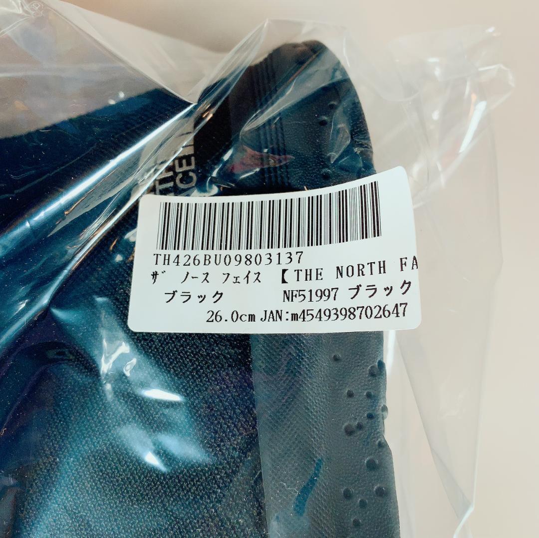 ザノースフェイス ベロシティニット インビジブルフィット 26cm ブラック
