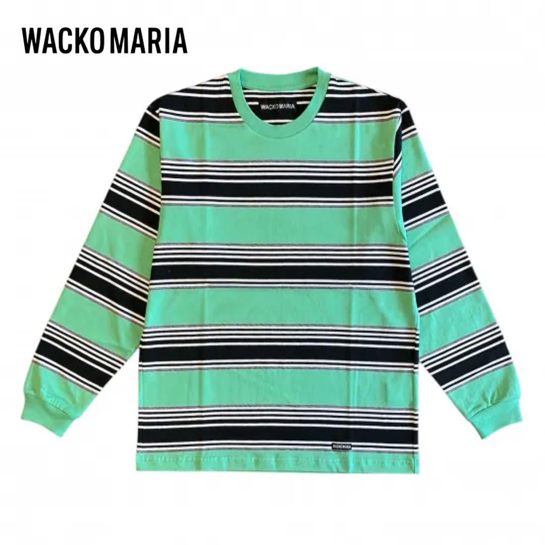 新品✨ワコマリア / STRIPED CREW NECK ロングスリーブTシャツ