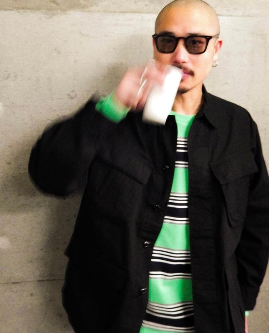 新品✨ワコマリア / STRIPED CREW NECK ロングスリーブTシャツ