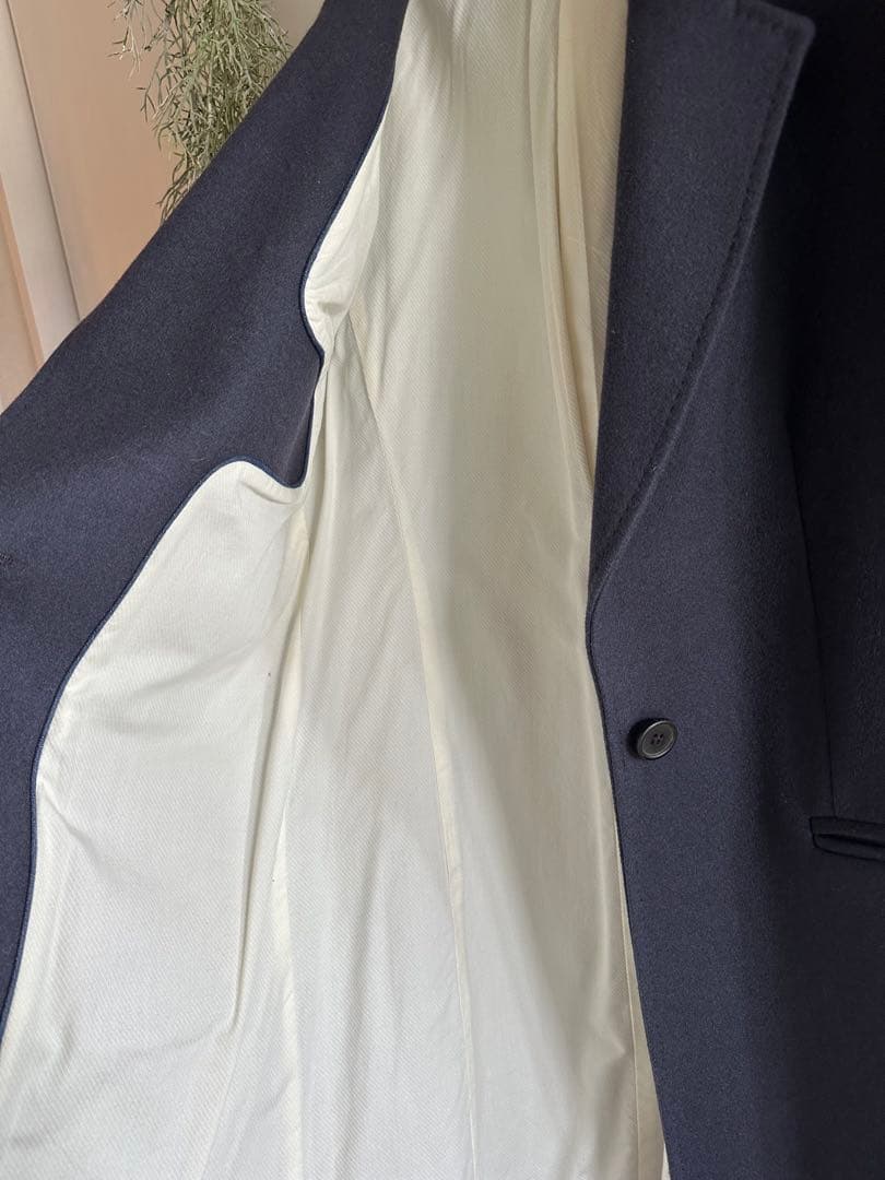 JOSEPH チェスターコート　ネイビー　ロング丈　　Mサイズ ウール