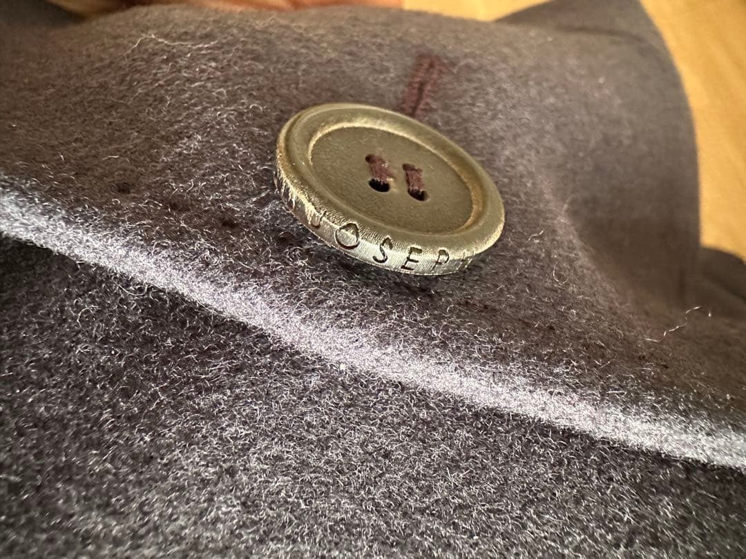 JOSEPH チェスターコート　ネイビー　ロング丈　　Mサイズ ウール