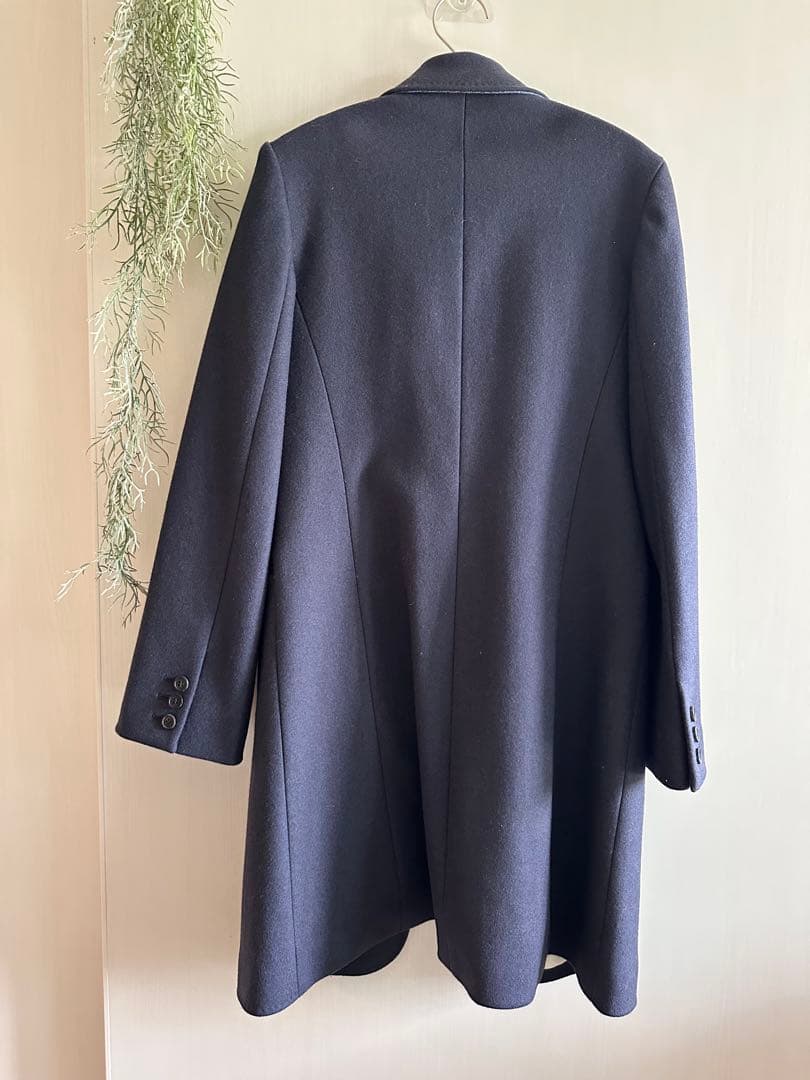 JOSEPH チェスターコート　ネイビー　ロング丈　　Mサイズ ウール