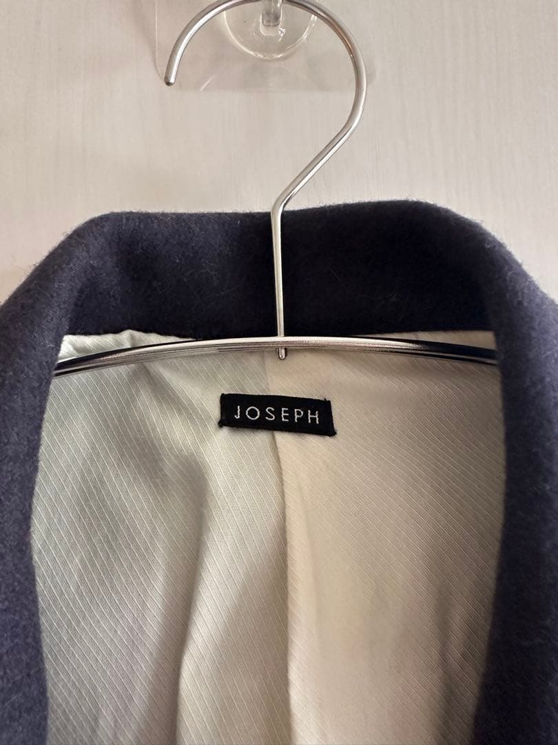 JOSEPH チェスターコート　ネイビー　ロング丈　　Mサイズ ウール