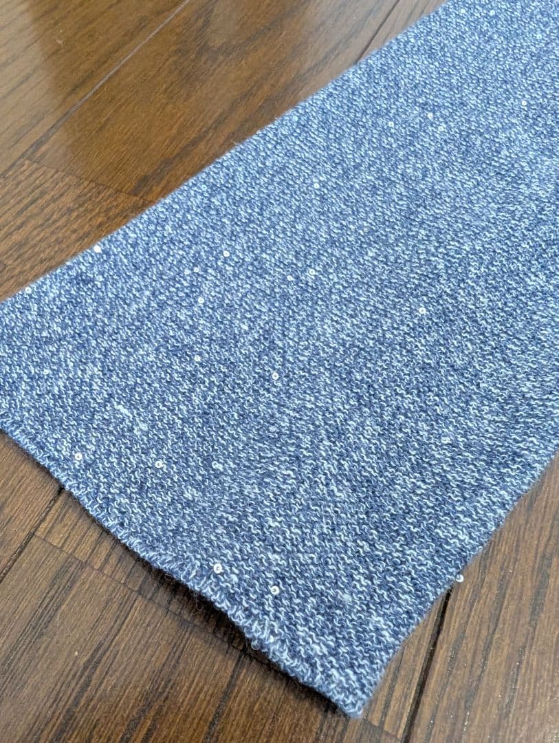 Amina Rubinacci ブルーグレー のロングカーディガン　未使用品