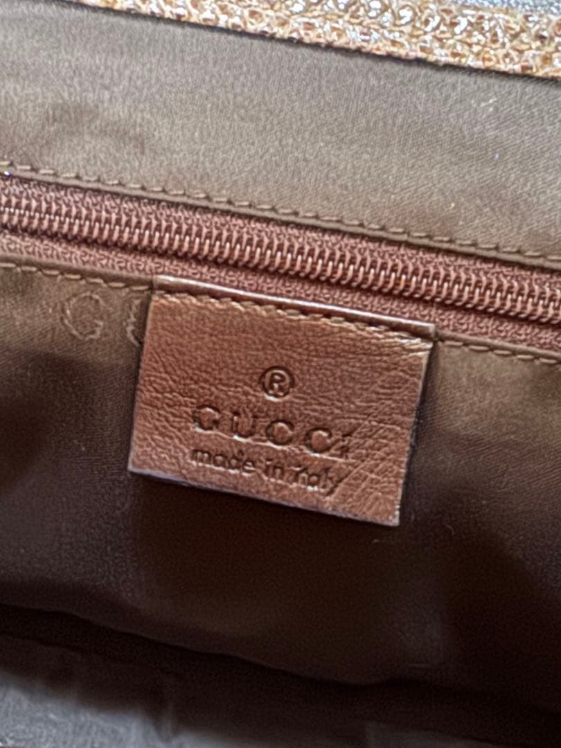 グッチ　パイソンジャッキーワンショルダーバッグ　ヘビ革