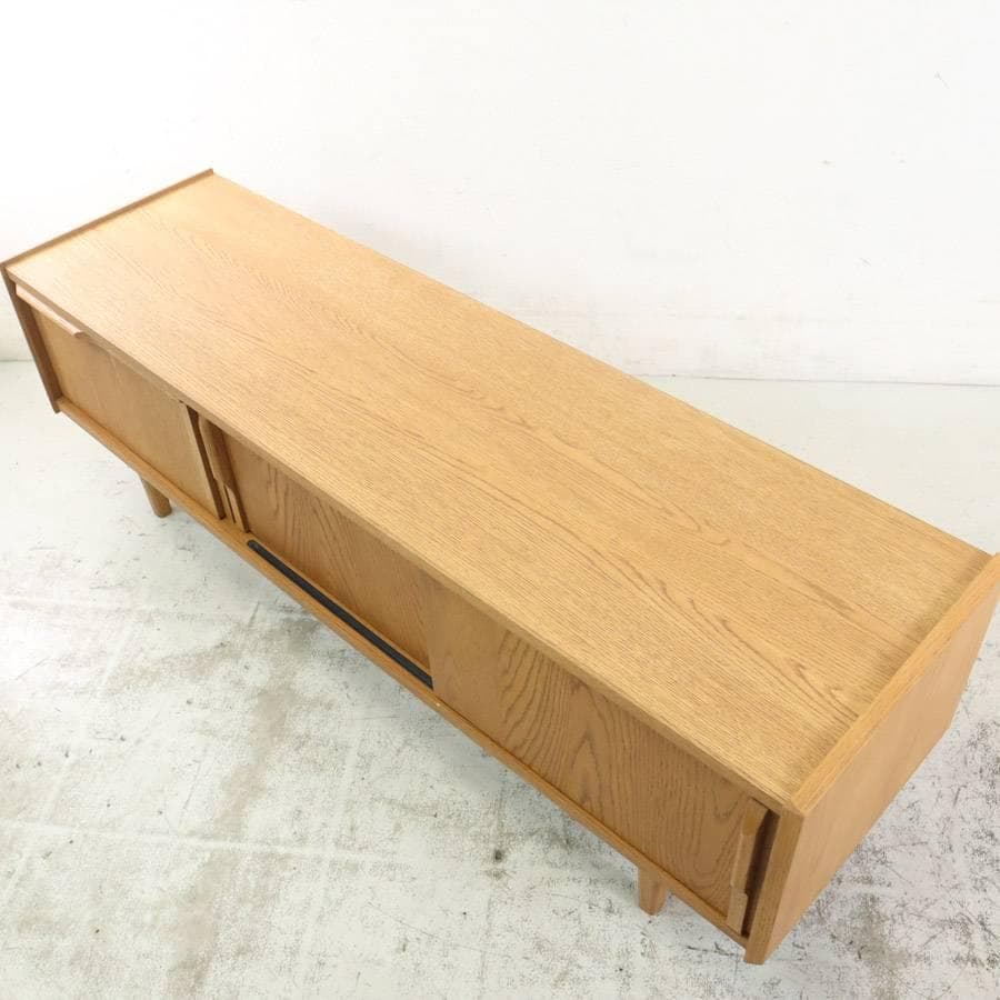 展示品 ウニコ トーヴ テレビボード W1600 オーク材 テレビ台 ローボード
