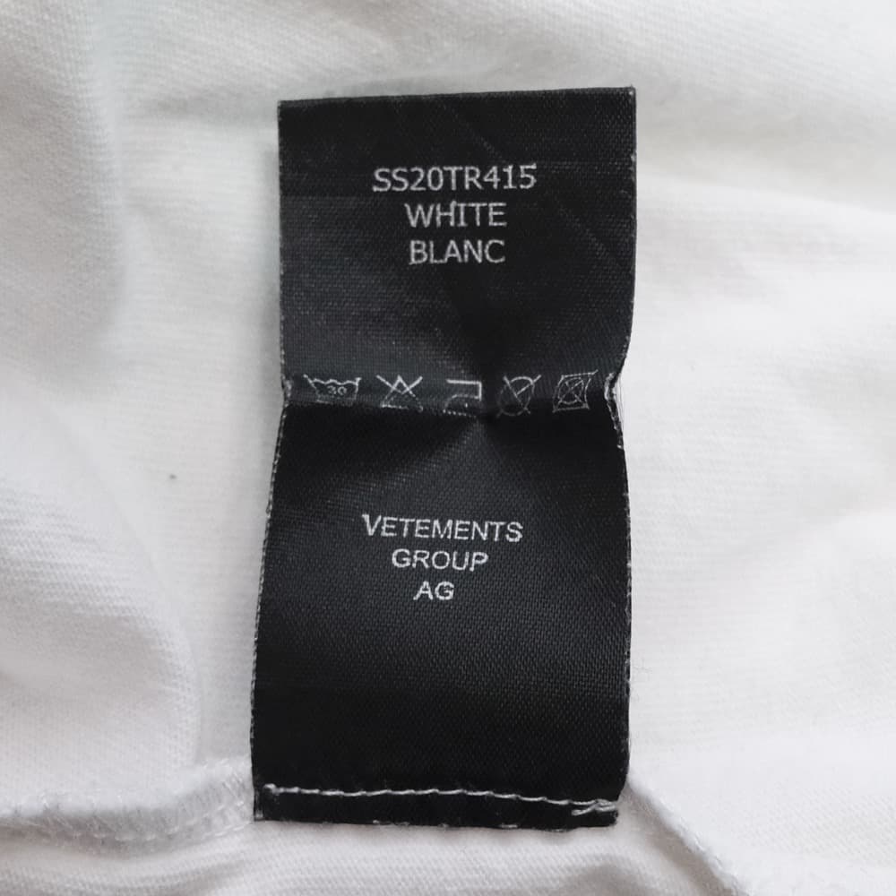 VETEMENTS ヴェトモン TIME IS MONEY ロンTシャツ