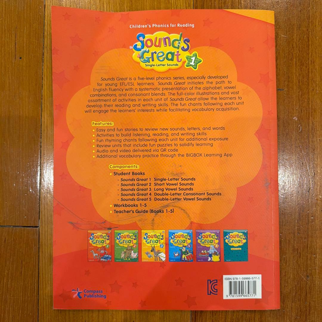 Sounds Great 1-5 テキスト、Workbook