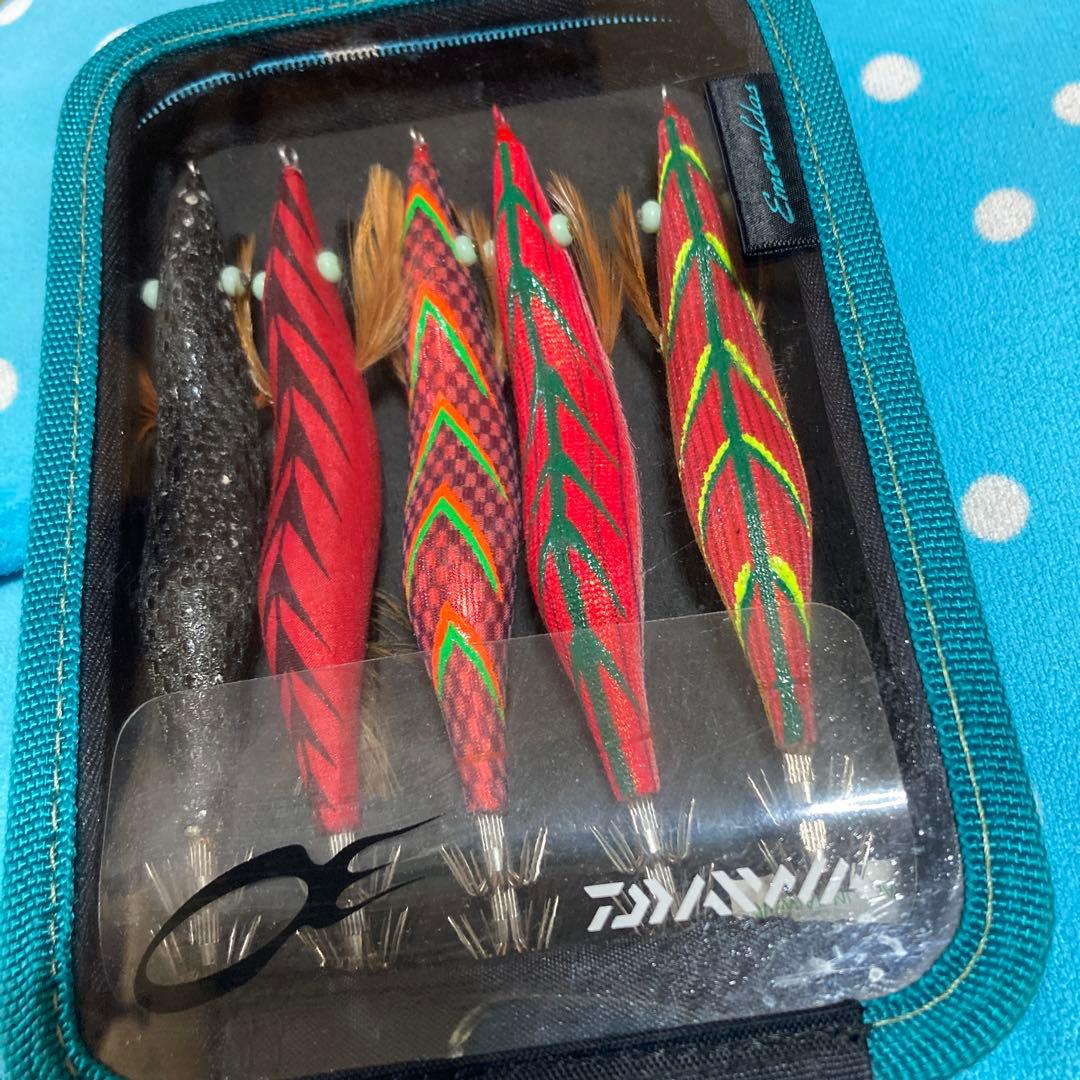 ハヤシ餌木猿 3.5号ノーマル5本 DaiwaエギケースもSETです