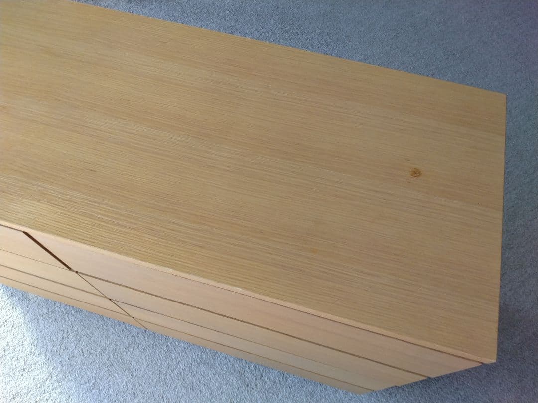 【訳あり】MUJI無印良品 オーク材チェスト4段120cm/ワイドキャビネット