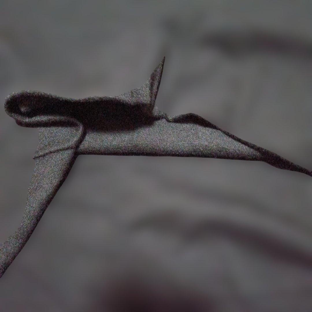 ウール100% 黒 ネックウォーマー