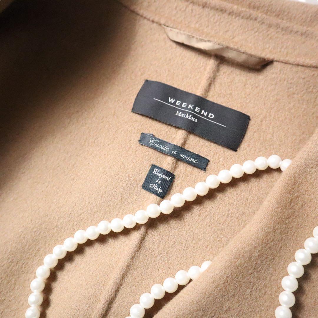 MaxMaraクチートアマーノ　セレブ御用達♪ダブルフェイス　ショートコート