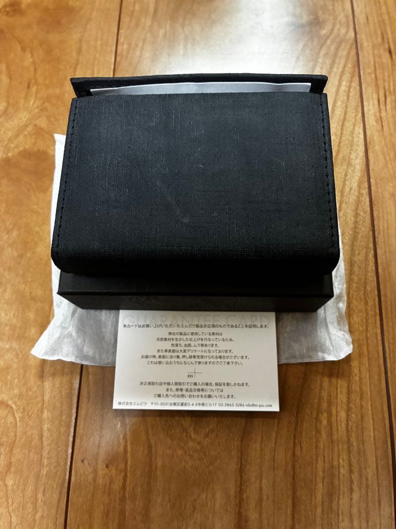 新品未使用 エムピウ m+ ミッレフォッリエⅡ P25 クアドレッティ ブラック