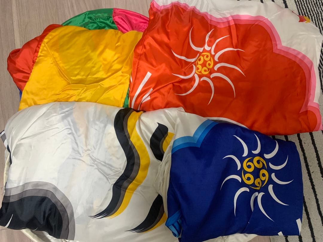 鯉のぼり　東旭　使用品　6Mセット+4m緑　+ 新品5m橙　こいのぼり