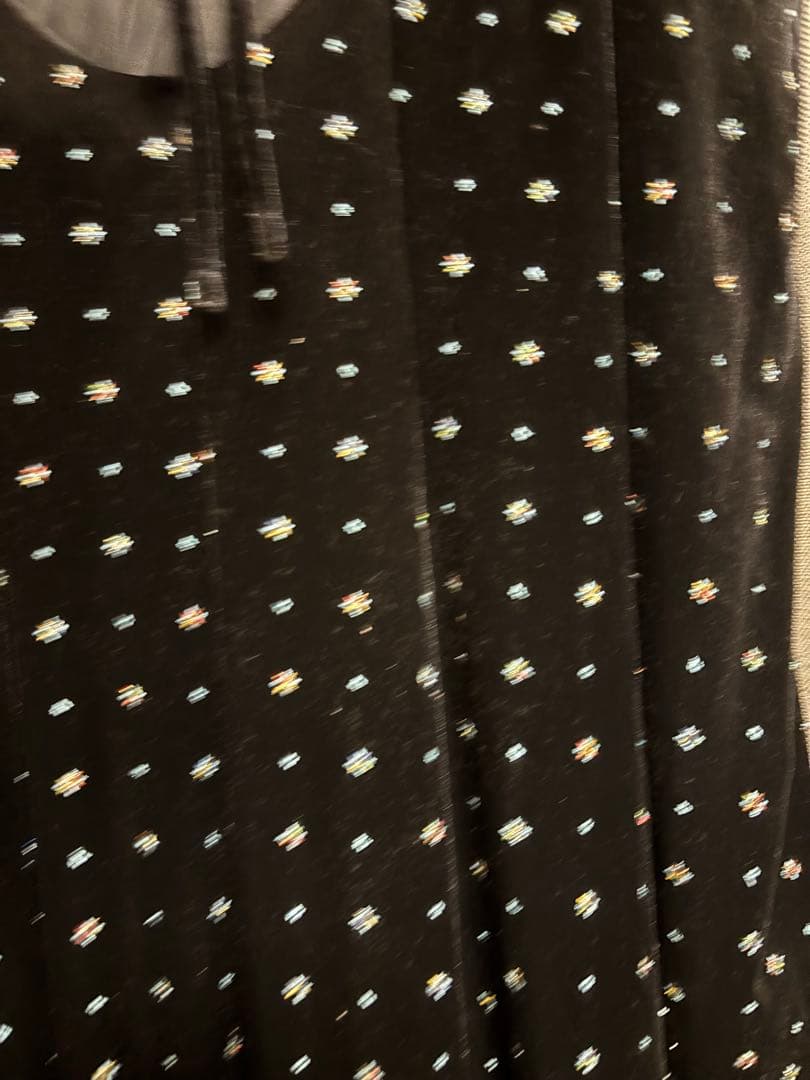 SNIDEL ベロア刺繍ワンピース