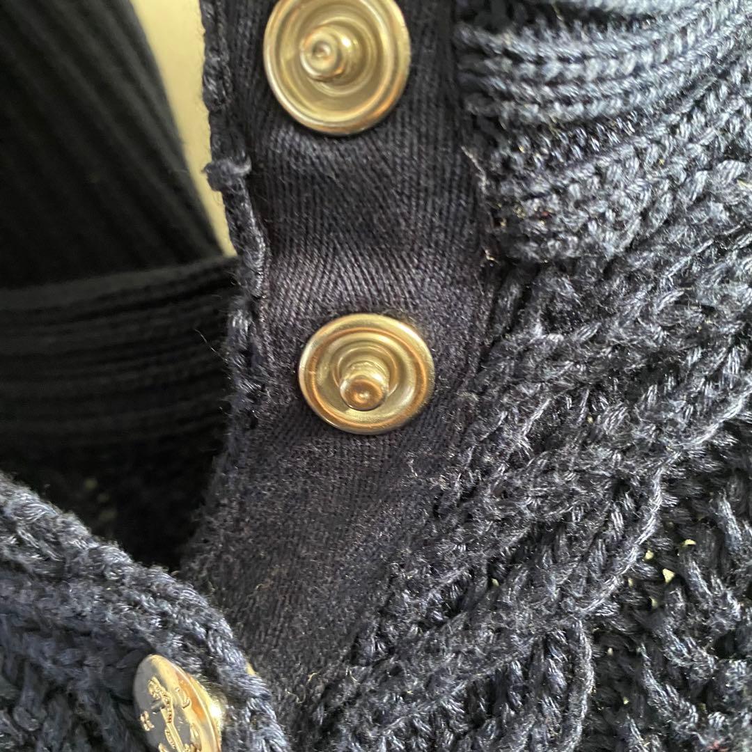 【美品】RALPH LAUREN ラルフローレン　ネイビー ポンチョ M