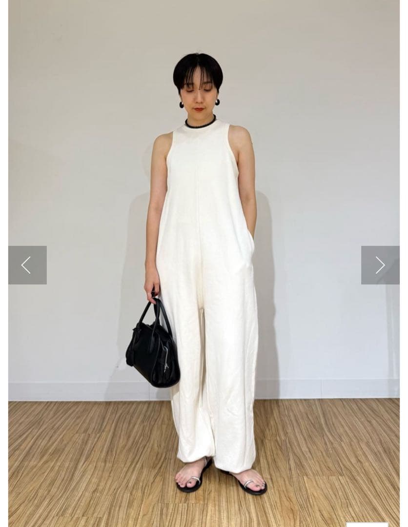 新品未使用　【THE PAUSE】スウェットアメスリーブオールインワン