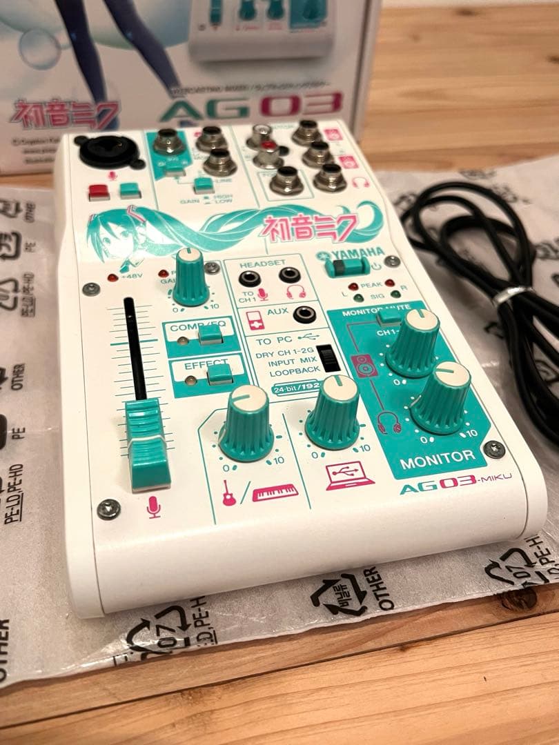 【美品】YAMAHA AG03-MIKU ウェブキャスティングミキサー