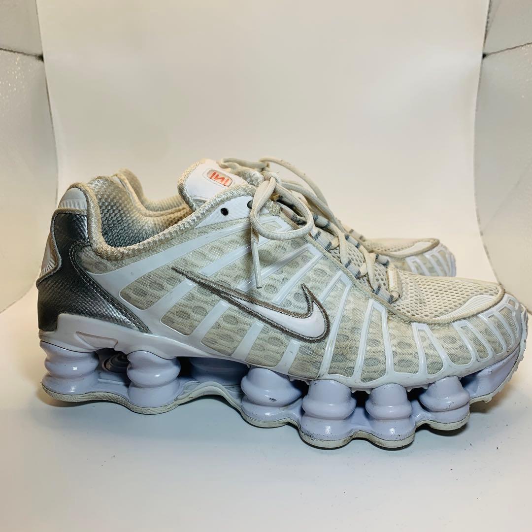 ⭐️23.5　Nike Shox TL White and Max Orange