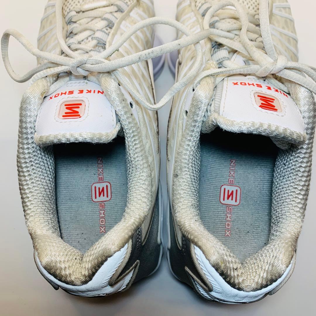 ⭐️23.5　Nike Shox TL White and Max Orange