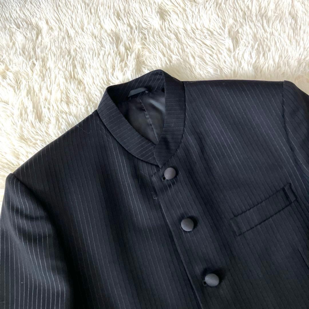 マオカラー　セットアップ スーツ ストライプ