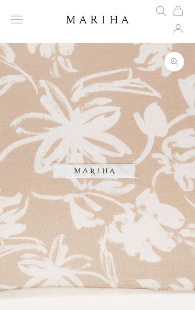 MARIHA 花柄 晴雨兼用長傘