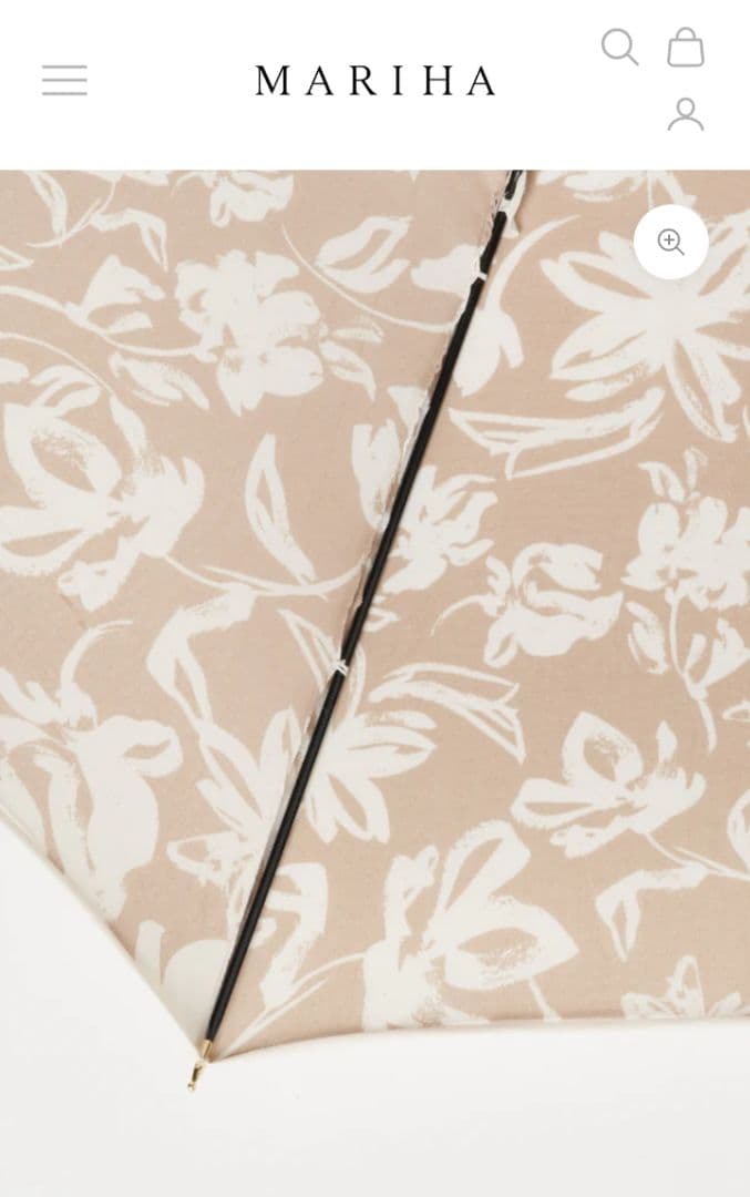 MARIHA 花柄 晴雨兼用長傘