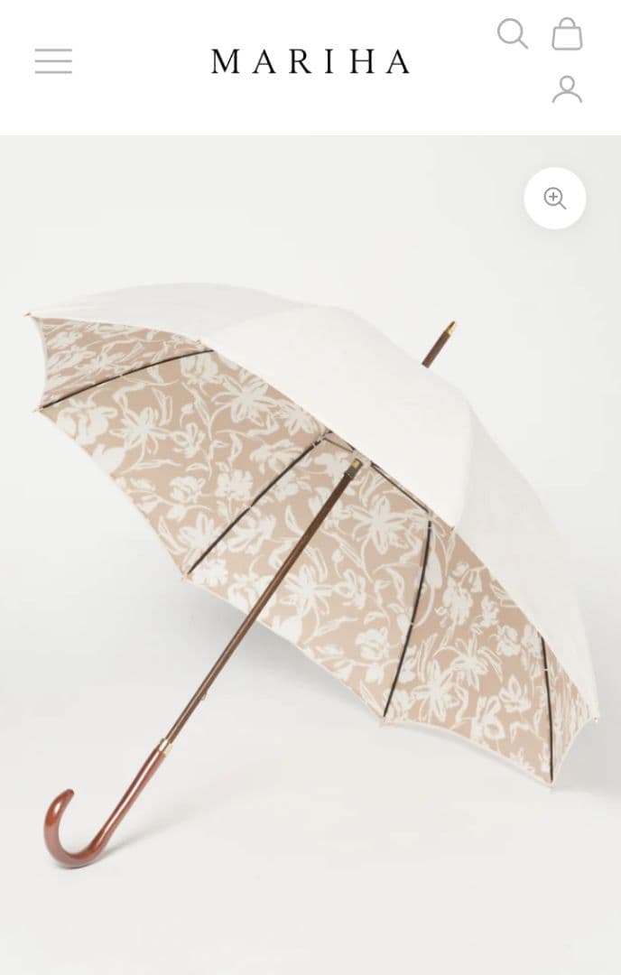 MARIHA 花柄 晴雨兼用長傘
