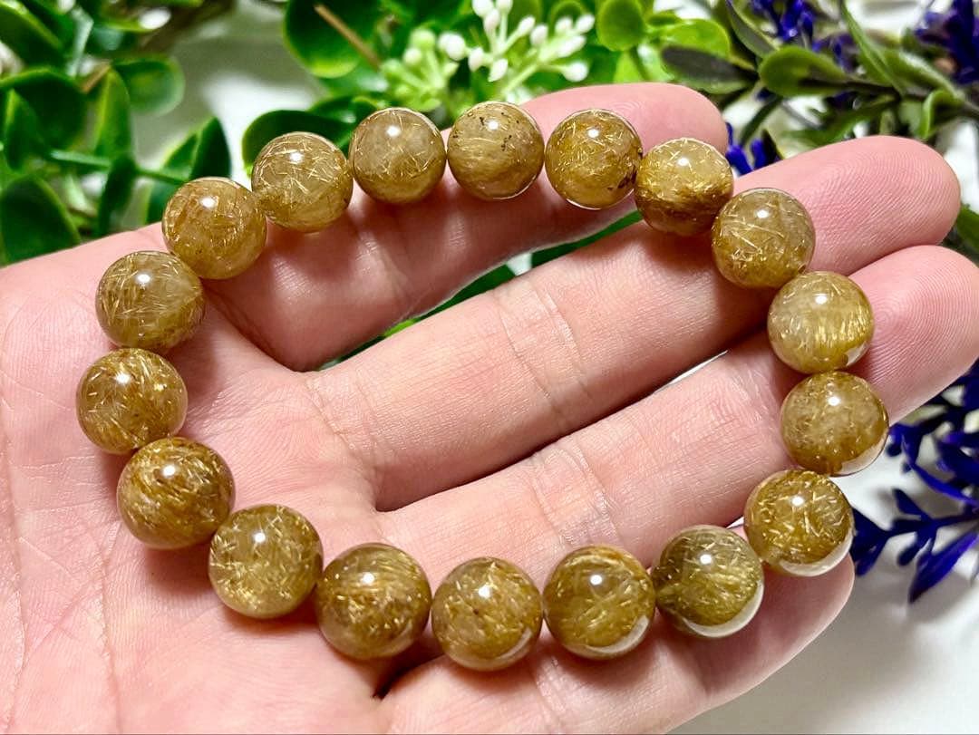 すうぷ　エンジェルヘアーゴールドルチルクォーツとキャッツアイクンツァイト