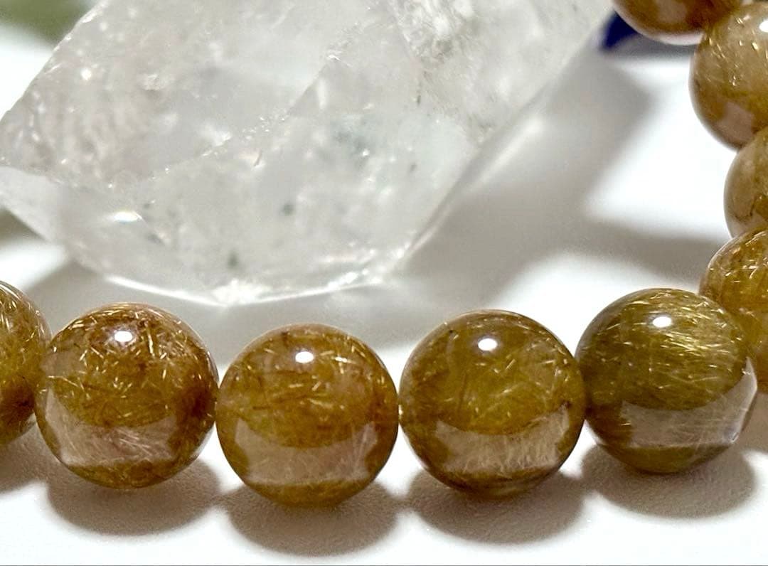 すうぷ　エンジェルヘアーゴールドルチルクォーツとキャッツアイクンツァイト