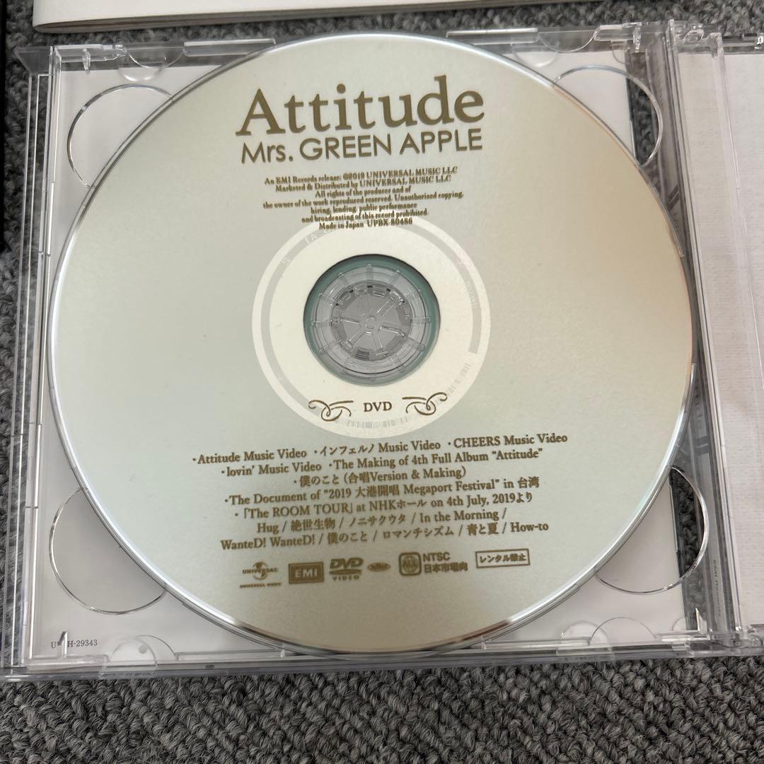【初回限定版】　美品　Mrs.Green Apple attitude