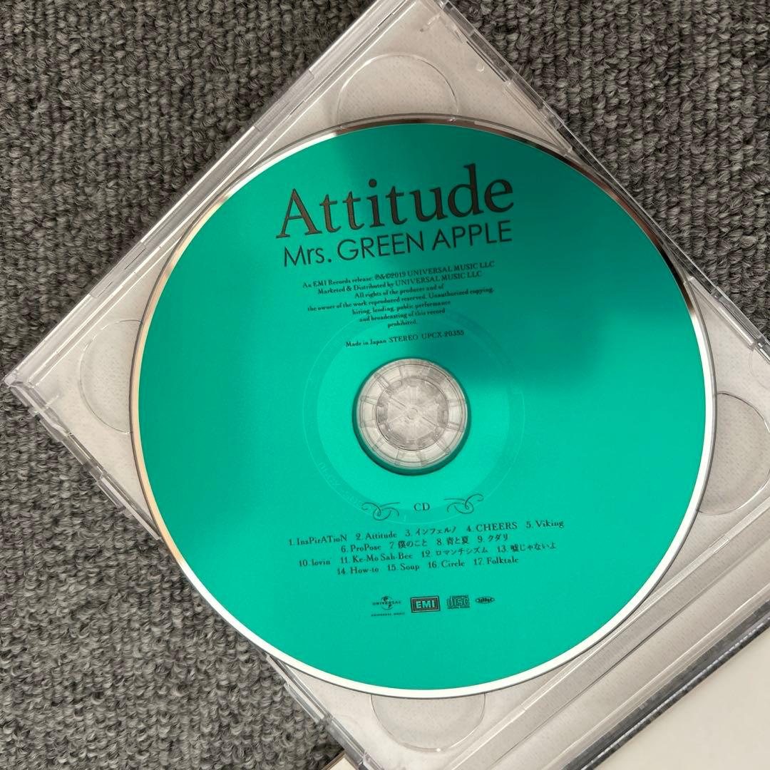【初回限定版】　美品　Mrs.Green Apple attitude