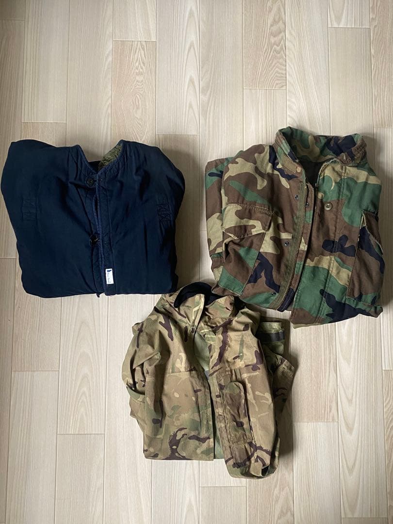 ネイビー ミリタリージャケット 3点セット