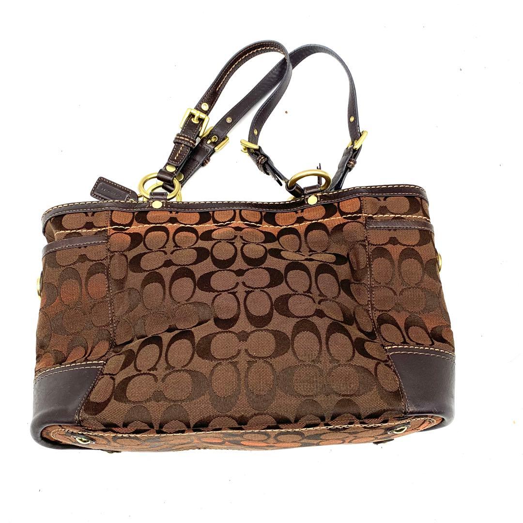 COACH シグネチャー トートバッグ　レザー