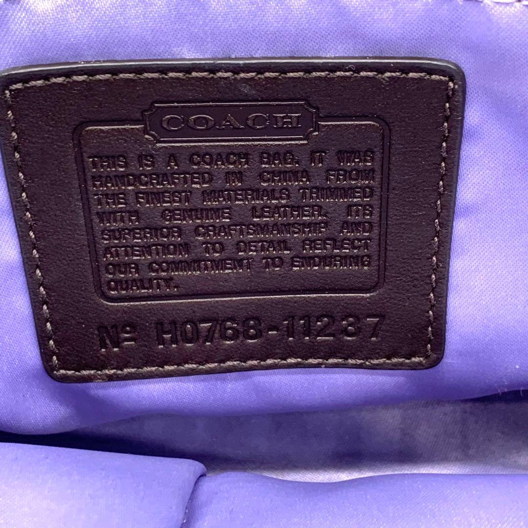 COACH シグネチャー トートバッグ　レザー