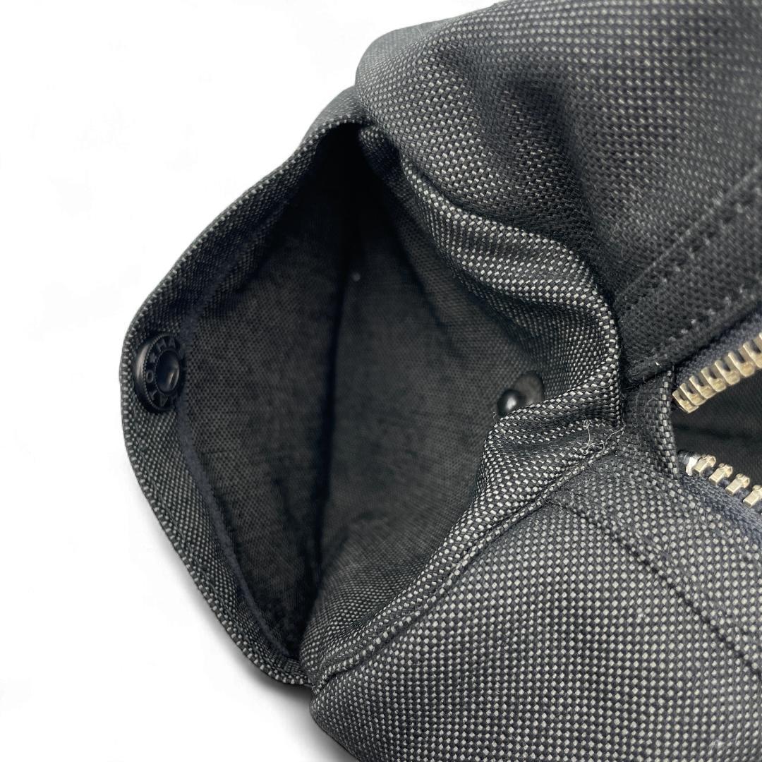 美品 PORTER ミニボストン ナイロン グレー