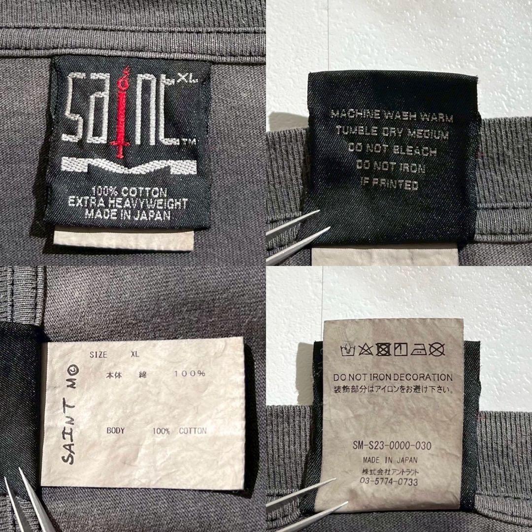 美品✨SAINT MICHAEL Mxxxxxx 両面プリント エイジング加工