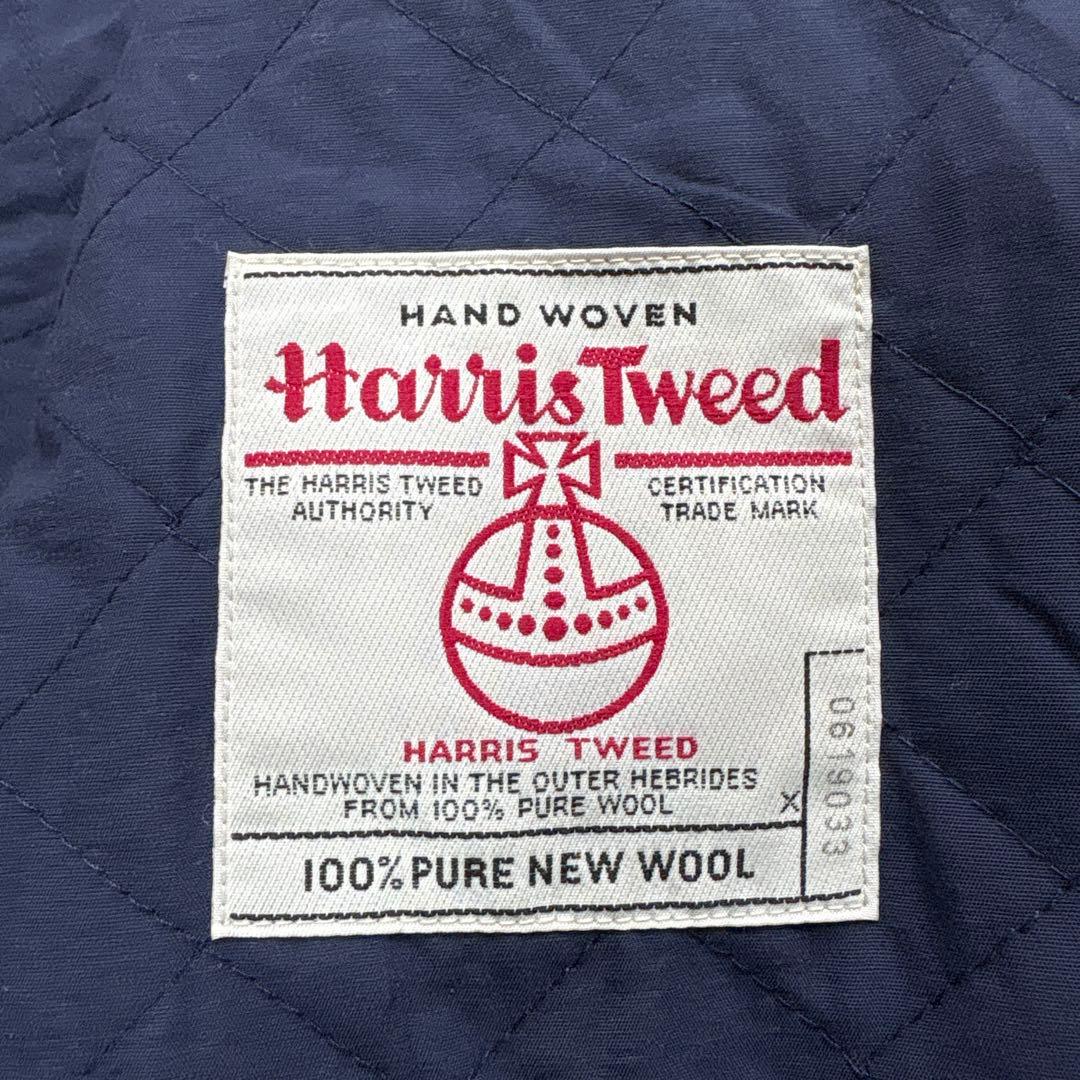 【超貴重】Karl helmut×ハリスツイード✨ウールコート　金ボタン　切替