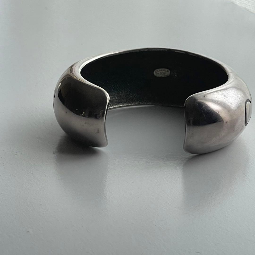 （vintage）CHANEL silver bangle