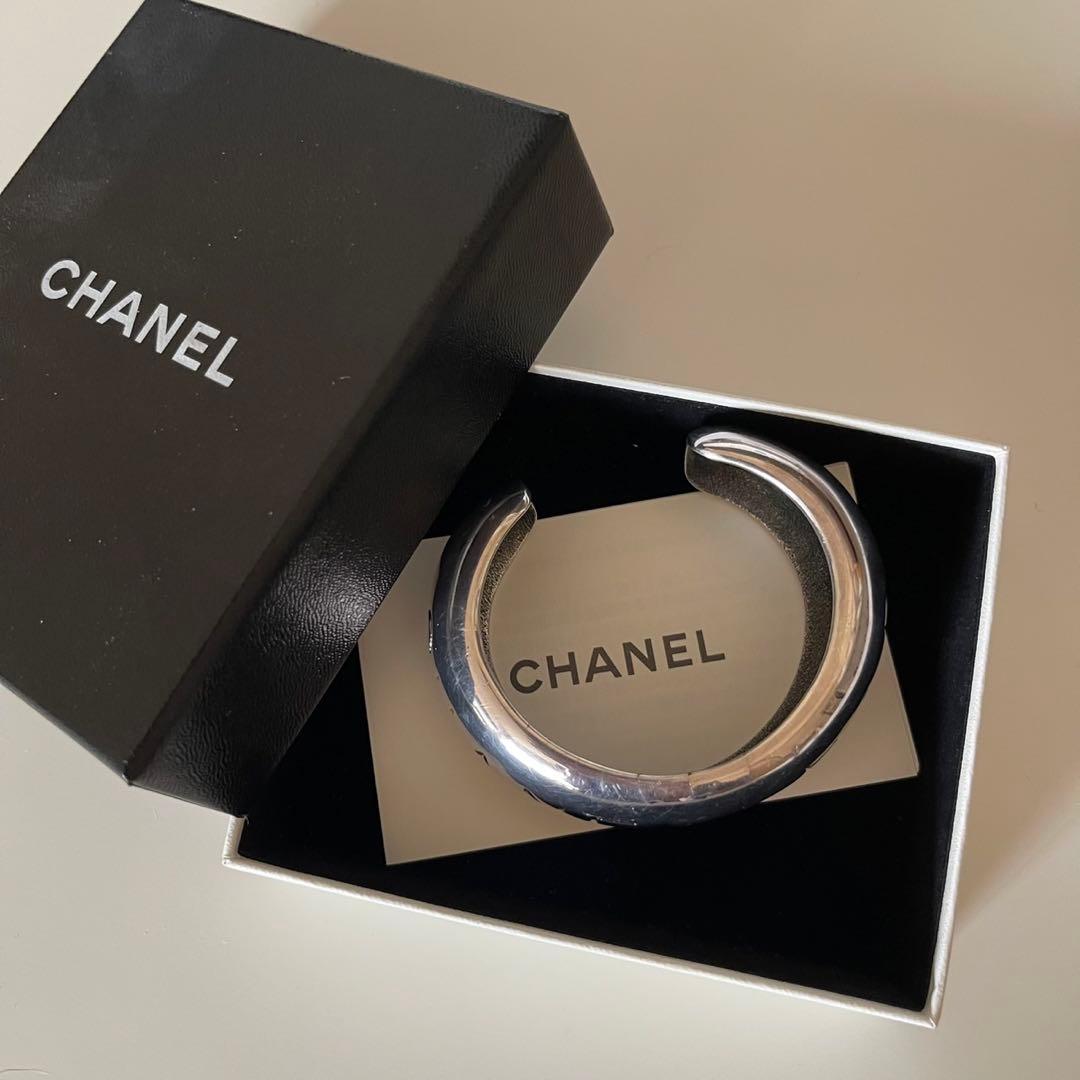 （vintage）CHANEL silver bangle
